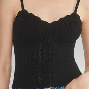 Aritzia Wilfred Soloist Tank Top Black NWT XL